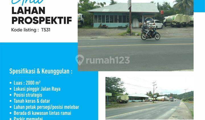 Lahan Peruntukan Rumah Makan kuliner, Kantor, Gudang 1