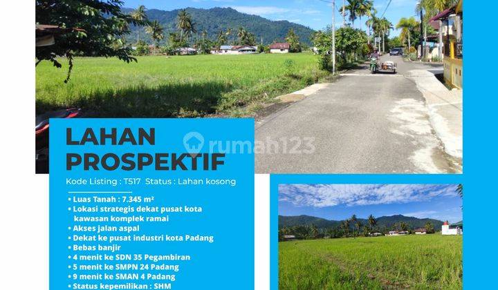 Tanah lahan Lokasi Strategis Kawasan Komplek Ramai 1