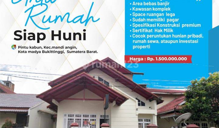 Rumah Siap Huni Peruntukan Hunian Pribadi, Rumah Sewa,investasi  1