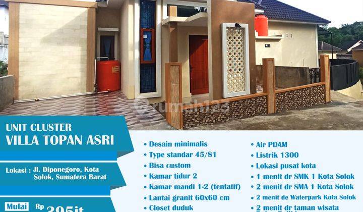 Rumah Minimalis Modern di Solok 1