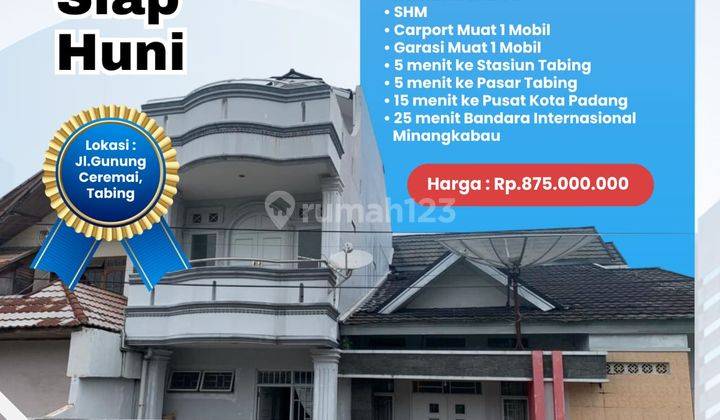 di Jual Rumah Siap Huni di Padang 1
