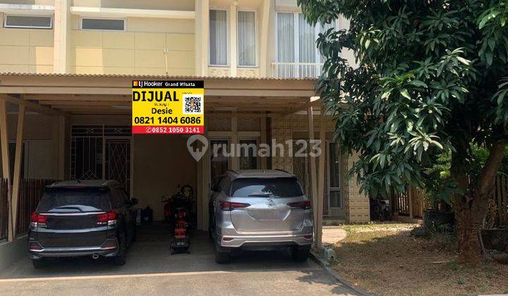 Dijual Rumah Grand Wisata Siap Huni 2 Lantai Kamar 4+1,View Taman, Luas Tanah 200m2, Semi Furnished, Fasilitas Kolam Renang, Lapangan Olahraga, Akses Langsung Tol Tambun Grand Wisata Bekasi 2