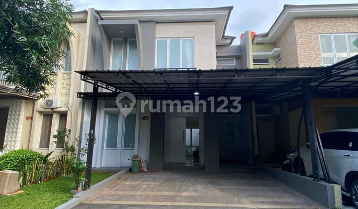 Disewakan Rumah 2 Lantai, Dalam Cluster Water Spring, Luas Tanah 160M2, Kamar 3+1, Full Furnished Hanya 2 Menit ke Mall Living World, Akses Langsung Tol Tambun Grand Wisata 1