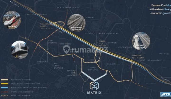 Dijual Kavling Matrix Majapahit Commercial Distrik  2