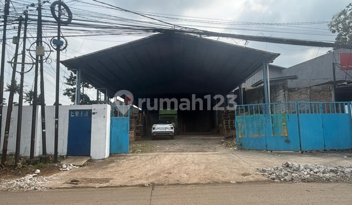 Dijual Gudang dan Workshop Jalan Raya Mustikajaya, Luas 1,590M2, Parkir Luas, SHM, Muat Container 40 Feet, bisa Kredit Bank, 2Km Dari Tol Tambun Grand Wisata Bekasi