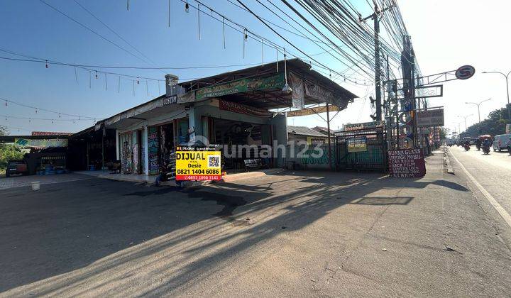 Dijual Tanah Sekaligus Tempat Usaha Luas 938 M2, Siap Pakai Lokasi Strategis, Jalan Raya Hasanudin Tambun Selatan 1