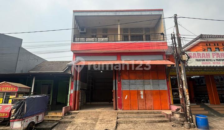 FOR SALE: 2-Storey Shop House Plus House, Land Area 214m², Freehold Title, High Traffic Commercial Area, Comfortable Parking, Eligible for Mortgage, Bekasi Timur Regency, Mustikajaya, Bekasi City. 1