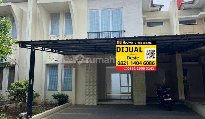 Dijual Rumah Grand Wisata 2 Lantai, Luas 160m2, 3+1 Kamar Tidur, Fasilitas Kolam Renang, Lapangan Olahraga, 550m Ke Mall Living World Grand Wisata 1