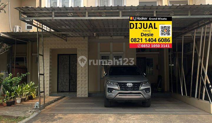 Dijual Rumah Grandwisata 2 Lantai 4+1 Kamar Tidur  Luas 180 M2 Fasilitas Kolam Renang Dan Clubhouse 650m Menuju Mall Living World Grandwisata Bekasi 1