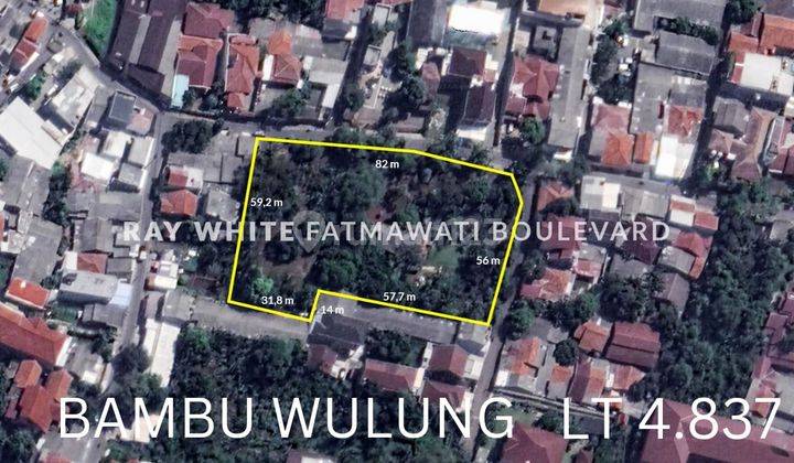 Tanah Siap Bangun di Bambu Wulung, Jakarta Timur SHM 4.837 m² 1