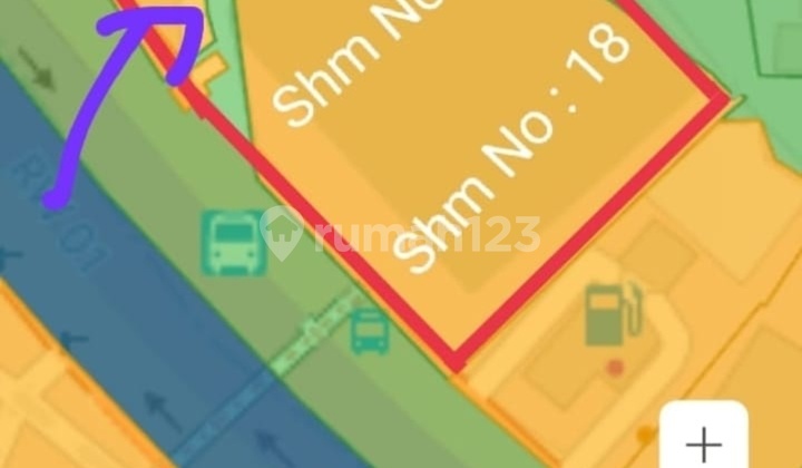 Tanah Komersial Dipusat Bisnis Area Gatot Subroto Jaksel