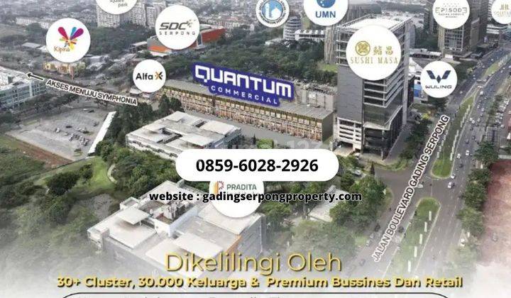 4lantai Summarecon Serpong Dkt Umn Ruko Quantum Perdana Launching 1