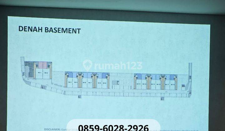 NAVAPARK BUSINESS SUITES Bangunan GEDUNG PREMIUM lengkap BASEMENT 4 LANTAI 2