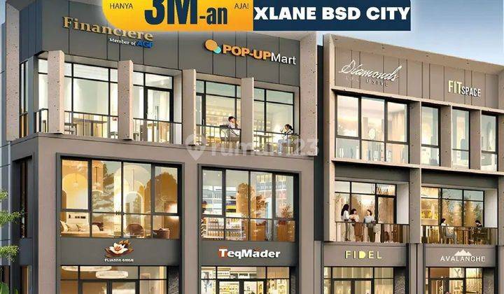 Lokasi Strategis Dekat Bsd City Ruko Xlane 3 Menit The Barn, Aeon 1