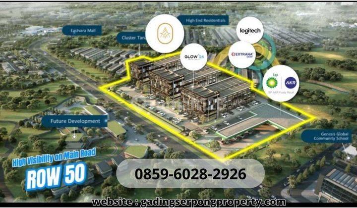 Asterra Business Park Sinarmasland Bsd Hanya 10Unit Row Utama Jln 1