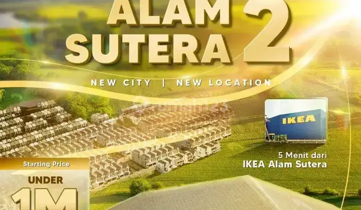 Under 1man Terakhir Daerah Alam Sutera 2 Dekat 4toll Area Jakarta 2