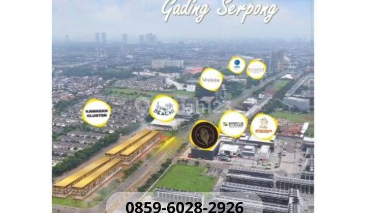 Segera hadir City Hub Commercial SUMMARECON Gading Serpong 5 Lantai 1