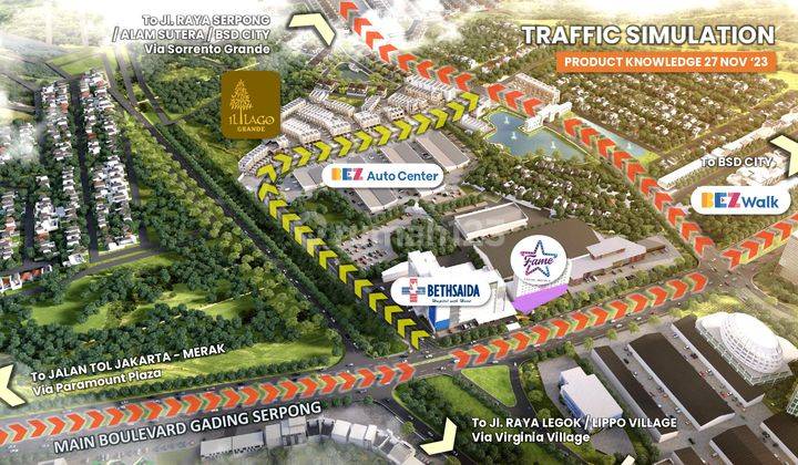 Unit Limited Traffic Terramai Gading Serpong Ke Bsd Illago Square 2