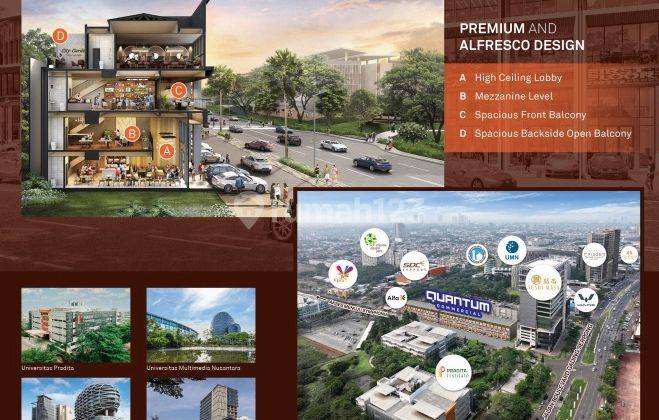 Ruko 4Lantai Quantum Gading Serpong Summarecon Terakhir Dekat Bsd 2