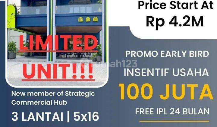 Ruko Carson Commercial Gading Serpong Start 4M Dekat Toll Jakarta 2