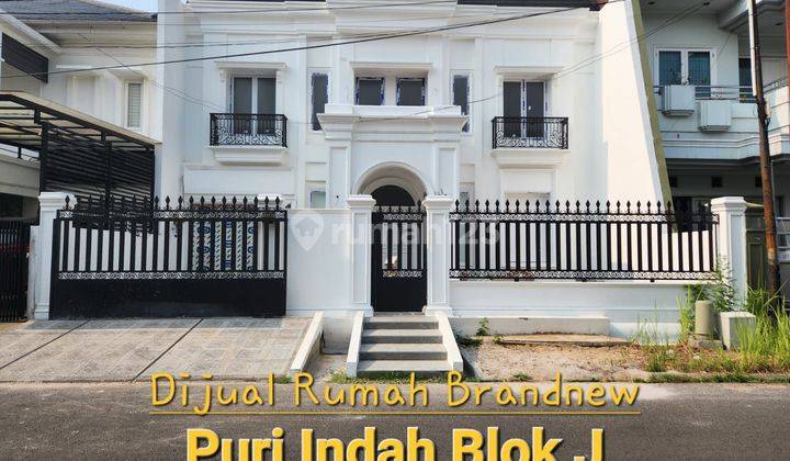 Rumah di Puri Indah blok J Baru 2 Lantai SHM Selatan 1