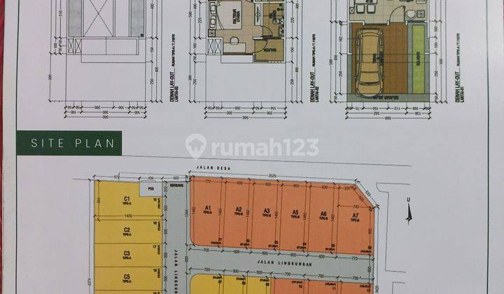 Rumah di Perum Palem Alfa Pertukangan jaksel 2 Lantai SHM 2