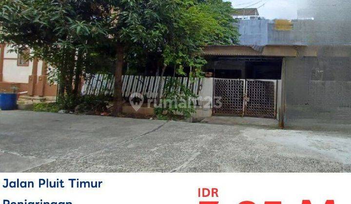 Lelang !!!! Rumah 1 Lantai Pluit Timur Lt.200 Harga Dibawah 4 M  1