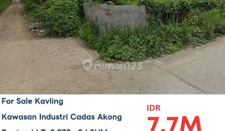 LELANG !!!! Kavling Industri Mekar Jaya ( Cadas Akong ) 1