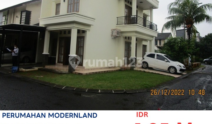 Rumah 2 Lantai Modernland Lt.159 Harga Under 2M