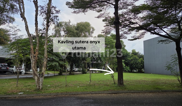 Kavling Hoek Rasa Badan di Sutera Onyx Utama, Alam Sutera
