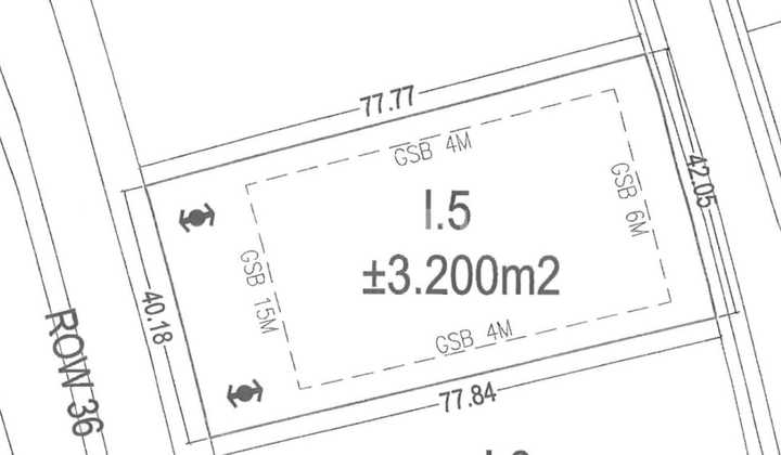 For Rent Commercial Land BSD Boulevard, Next to BYD AraRasa
