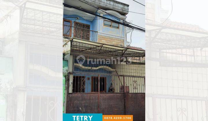 Rumah 2 Lt 3 Kt di Kebon Jeruk Jakarta, Dekat Stasiun Mrt 1