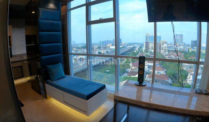 Apt M GOLD Tower lantai 10 view city. fully furnished. 1