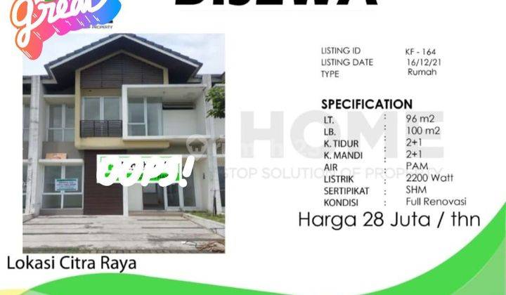 Rumah 2 Lantai Siap Huni Sdh Shm Akses Deket Dng Sekolah Market 1