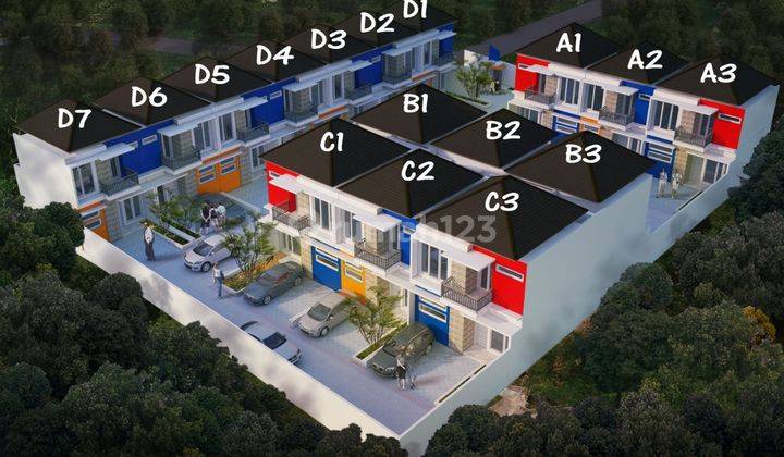 Rumah Bintara 2 Lantai Baru SHM Dekat Stasiun Cakung Tol Lrt Mrt 2
