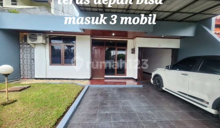 Jual rumah siap huni dan luas dalam komplek aman n nyaman