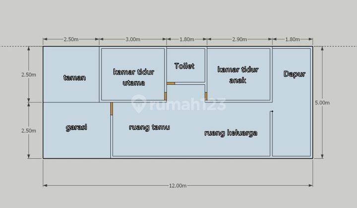 Rumah Bagus Unfurnished SHM di Majalaya Residence, Bandung 2