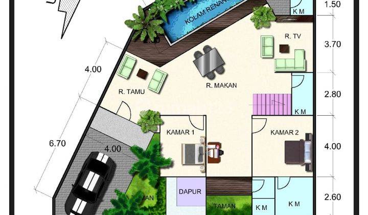 foto lainnya tanah di taman millenium &