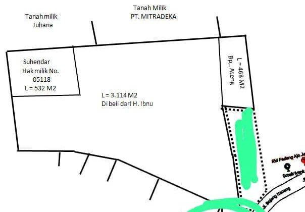Tanah Luas dan Strategis di Mainroad Jalan Raya Soreang 2
