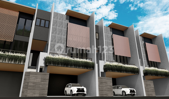 New 3-Story House with SHM in Permata Hijau, South Jakarta
