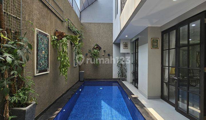 Rumah Kebagusan Townhouse Furnished SHM di Kebagusan, Jakarta Selatan 1