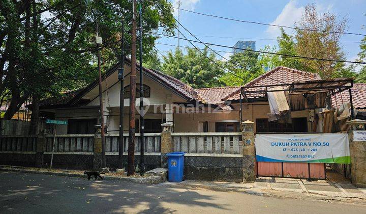 Dijual Rumah Tua di Jl Dukuh Patra 5 Menteng Dalam 1