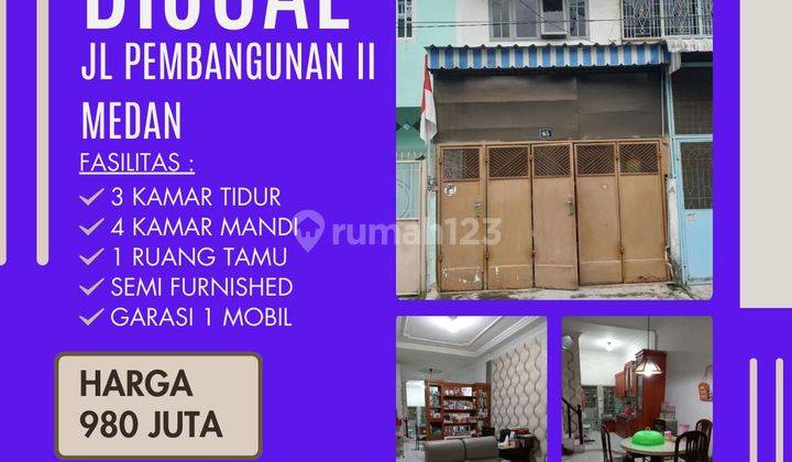 Rumah 2 Setengah Lantai Dekat Daerah Jln Krakatau 2 Lantai 1