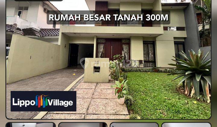 jual rumah besar, tanah 300m, danau biru at lippo  1