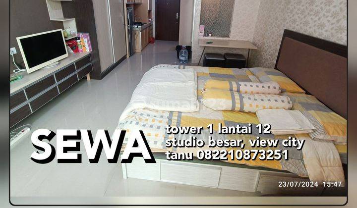 studio besar tower 1 lantai 12, u residence karawaci 1