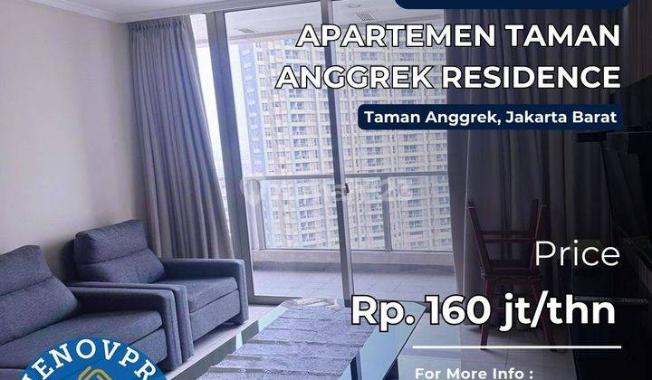 Taman Anggrek Residence Unit 2+1 BR Full Furnish Mid Floor 1