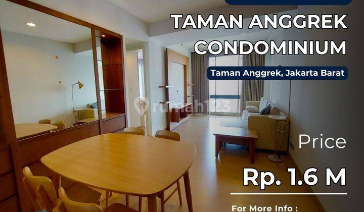 Unit Renov Taman Anggrek Condo Unit Sudut 2+1BR City View  1