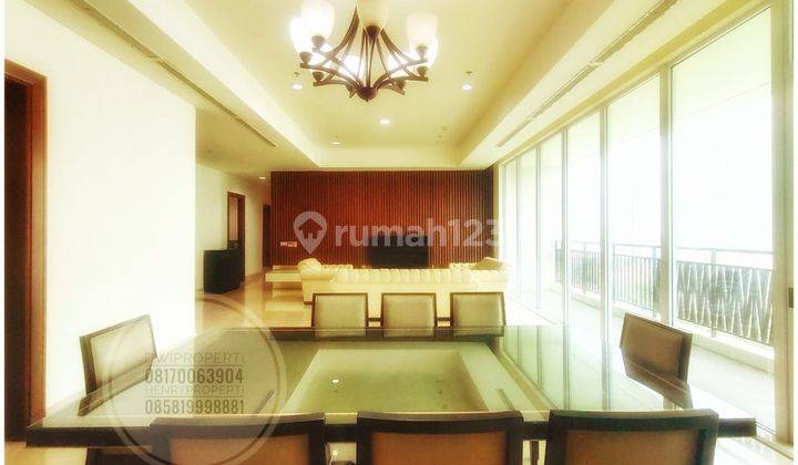 Disewa Pakubuwono Signature 4br +1 Study Low Floor Best Pool View 1