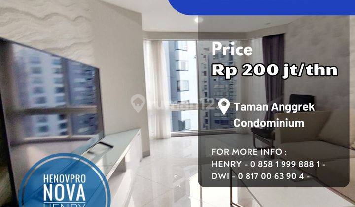 Taman Anggrek Unit Brand New 3+1 BR Full Furnish+renov Cityview 1