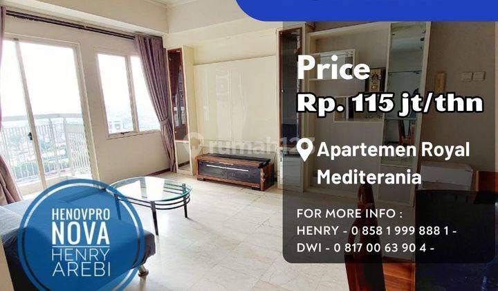 Royal Mediterania Unit 2+1 BR Full Furnish City+pool View 1